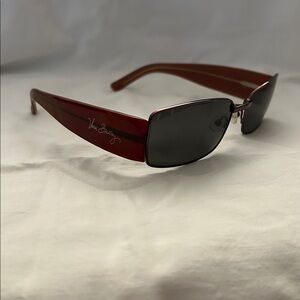 Vera Bradley Burgundy Sunglasses with Dark Lenses